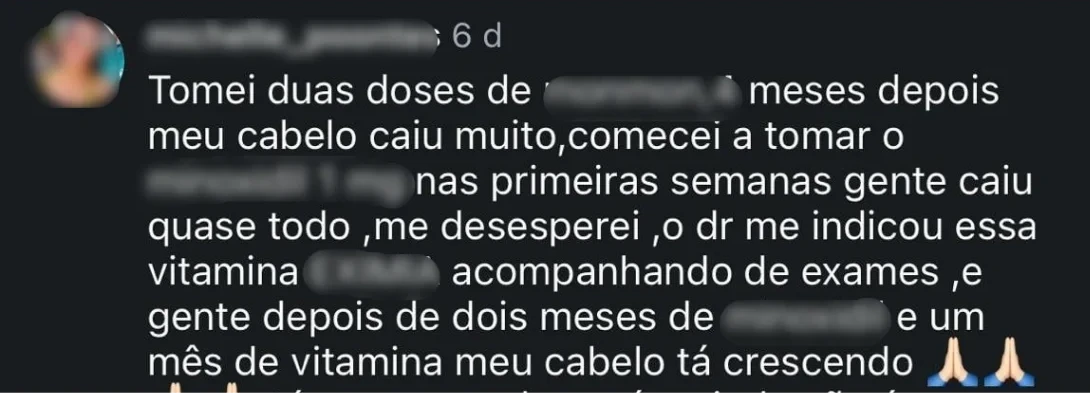 Depoimento de paciente 1