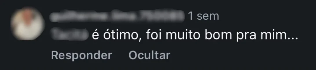 Depoimento de paciente 5